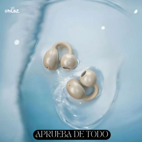 Audífono de arete Color arena - Imagen 3