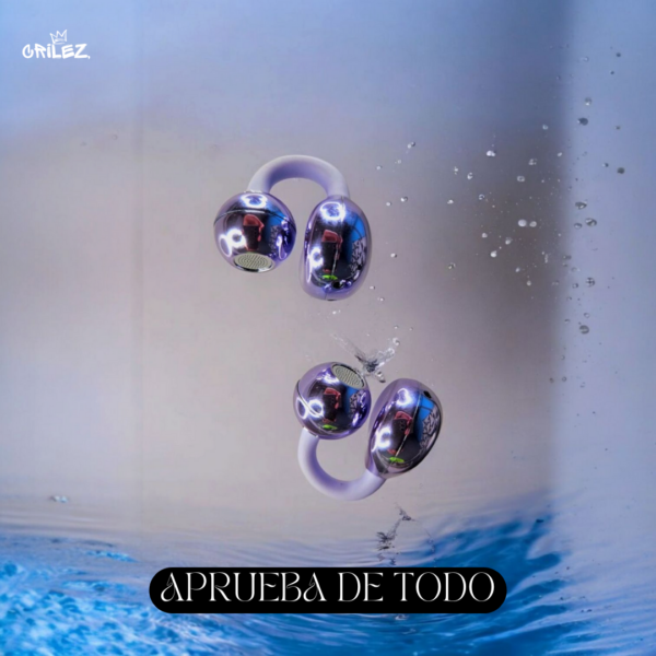 Audífono de arete Color Morado - Imagen 5